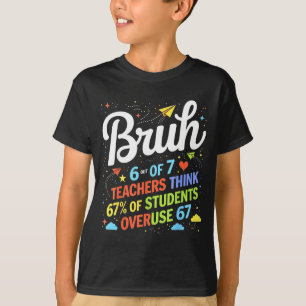 6 Out Of 7 Teachers Think 67% Of Students Overuse  T-Shirt