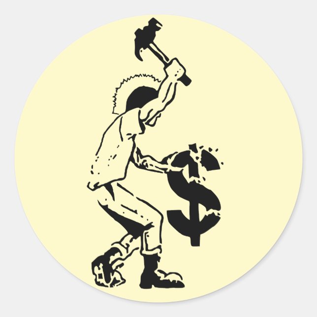 6 Pack Anarcho-punk Stickers (Front)