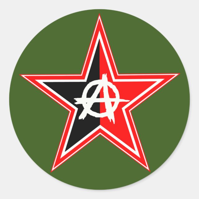 6 Pack Anarcho-syndicalist Revolutionary Stickers (Front)