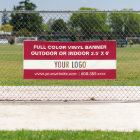 6' Panneau personnalisé Bannière en vinyle extérie