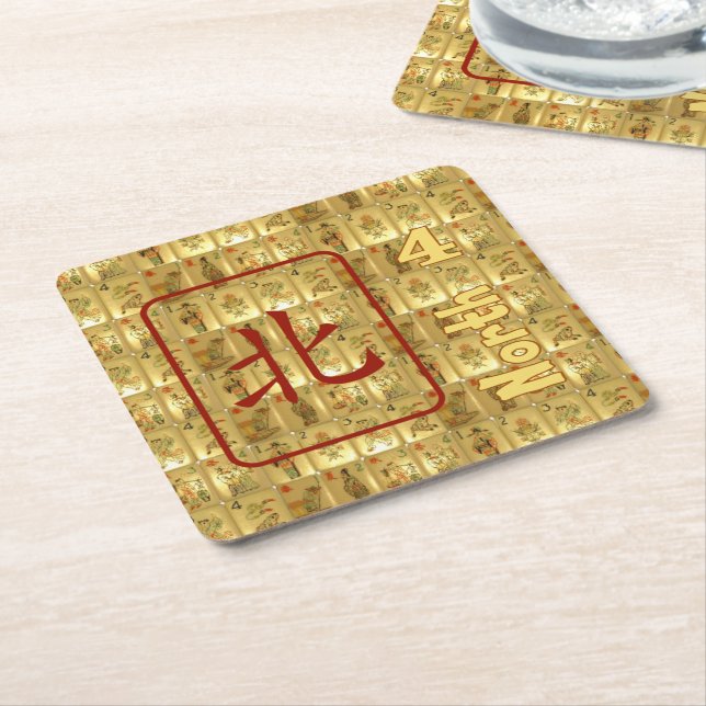 6 paper coasters – North Wind (Angled)