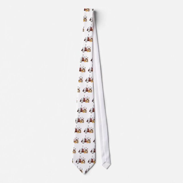 6 PEICE BLUEGRASS BAND-TIE TIE (Front)