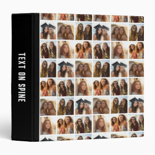 6 Photo - All Over Pattern - black white Binder