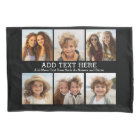 6 Photo Collage 2 Lines of Text -- CAN Edit Black