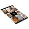 6 photo collage - black background - white text