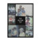 6 photo collage - black background - white text