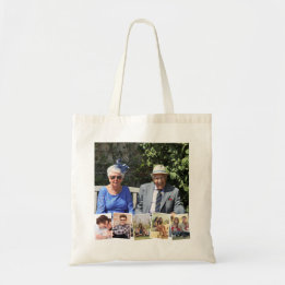 6 Photo Collage, Custom Tote Bag