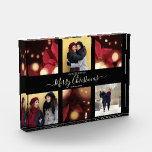 6 photo collage Merry Christmas BFF<br><div class="desc">Chic 6 Photo Template personalized "Merry Christmas" photo block for best freinds .. editable custom made for your Christmas gift idea .. change the photos and the text to suit your needs.</div>