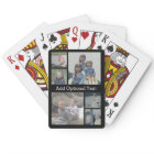 6 Photo Collage Optional Text -- CAN Edit Color