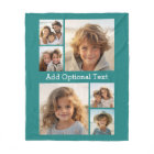 6 Photo Collage Optional Text -- CAN Edit Colour