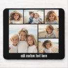 6 Photo Collage Optional Text -- CAN Edit Colour