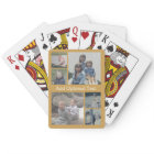 6 Photo Collage Optional Text -- Gold