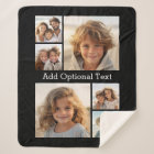 6 Photo Collage White Text -- CAN Edit Colour