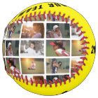 6 Photo Collage Yellow Player Number Team Name