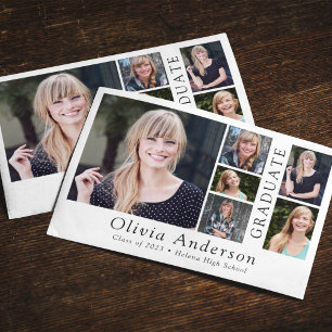 6 Photo Minimaliste Faire-part diplômé