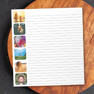 6 Photo Notepad Template Lined Notepad