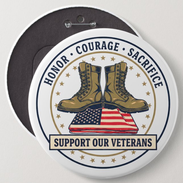 #6 Thank you 6 Inch Round Button (Front & Back)