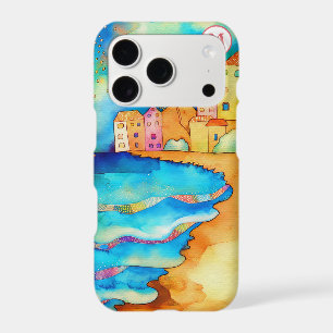 *~* 6 Watercolor Sea Beach Umbrella Sand