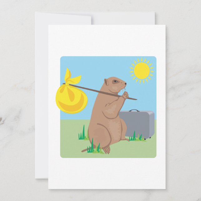 6 Week Vacation Time Invitation (Front)