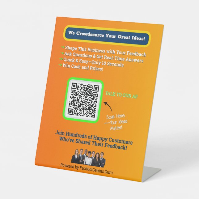 6 x 8 Pedestal Master Pedestal Sign (Front)