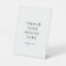 6" x 8" Plastic Pedestal Stand Sign