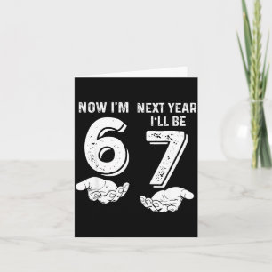 6 year old birthday 67 trend 6 next year be 7 card