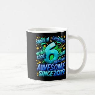 6 Year Old For Boys 6th Birthday Boy 6 Year Old Bo Coffee Mug