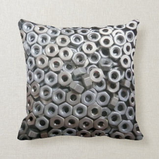 6BA Nuts. Throw Pillow