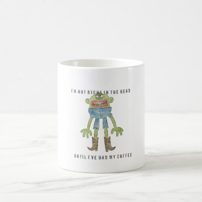 6D NOT RIGHT COFFEE MUG  [WHITE] (Center)