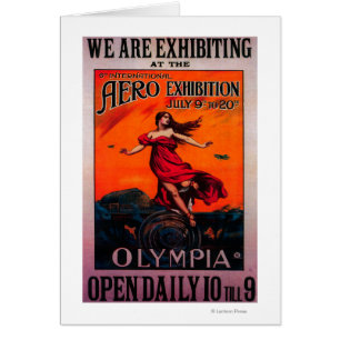 6e Poster vintage international Aero Expo