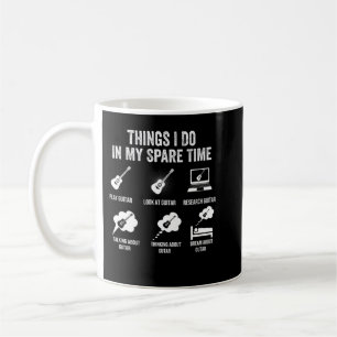 6hings I Do In My Spareime Guitar, Funny Acoustic Coffee Mug
