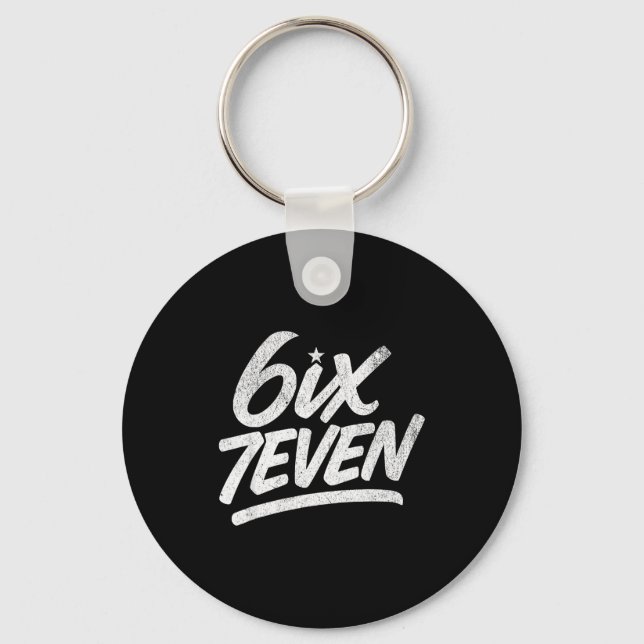 6ix7even 67 Six Seven 6 7 Boys Girls Teens Kids Te Keychain (Front)