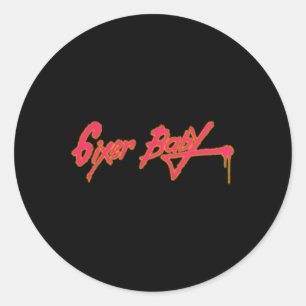 6ixer Ba Classic Round Sticker