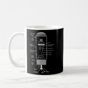 6l6 Vacuum Tube Diagram  Top Guitarist Coffee Mug
