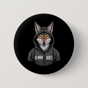 6mm Arc Coyote Shooting Sports Hunting 2 Inch Round Button