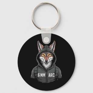 6mm Arc Coyote Shooting Sports Hunting Keychain