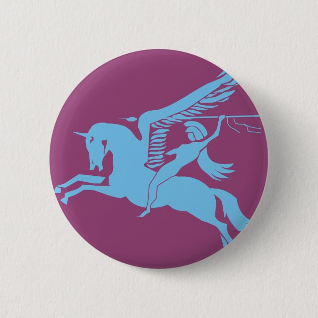 6th Airborne 2 Inch Round Button (Front)