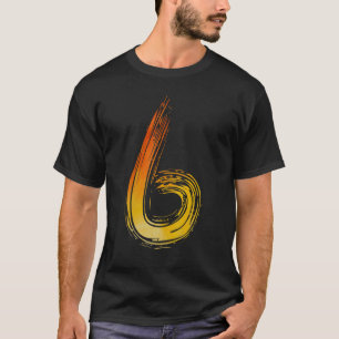 6th birthday Artist Watercolor Painter Colourful T-Shirt
