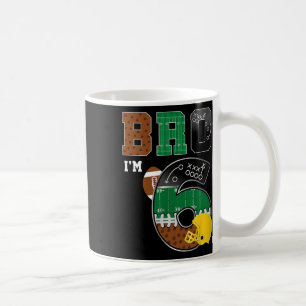 6th Birthday Boy Bro I'm 6 Year Old Boys Kids Foot Coffee Mug