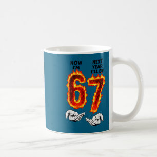 6th birthday boys girls 6 7 6 next year be 7 coffee mug