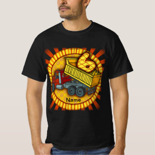 6th Birthday Dump Truck t-shirts