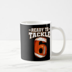6th Birthday Football Coffee Mug