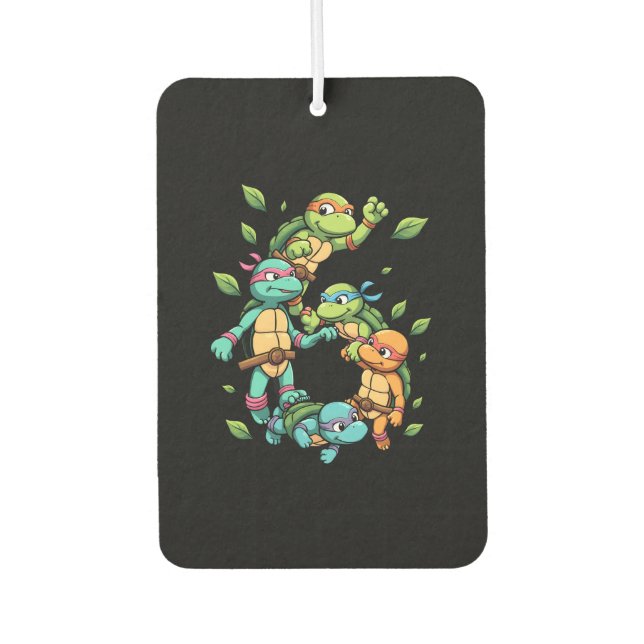 6th Birthday Sea Turtle Tortoise Theme Party 6 Yea Air Freshener (Front)