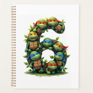 6th Birthday Sea Turtle Tortoise Theme Party 6 Yea Planner