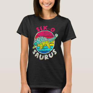 6th Birthday Six O Saurus I Ankylosaurus I Family T-Shirt