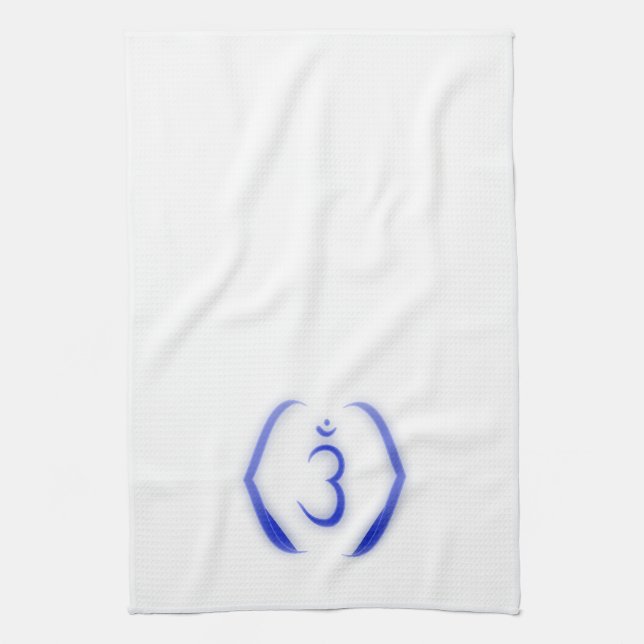 6th Chakra Kitchen Towel (Vertical)