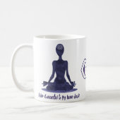 6th Chakra Third Eye Anja Inner Guide Affirmation Coffee Mug (Left)