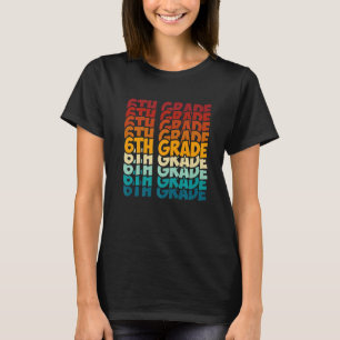 6th Grade Back To School Kids One Squad Teacher An T-Shirt