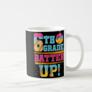 6th Grade Batter Up Softball Baseball Basketball B Coffee Mug