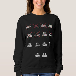 6th Grade Graduation Grades Checklist Boys Girls G Sweatshirt